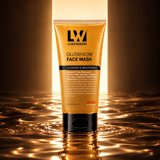 Lukewarm Glutathione Face Wash, 100ml : Gentle Cleanser for a Radiant Complexion