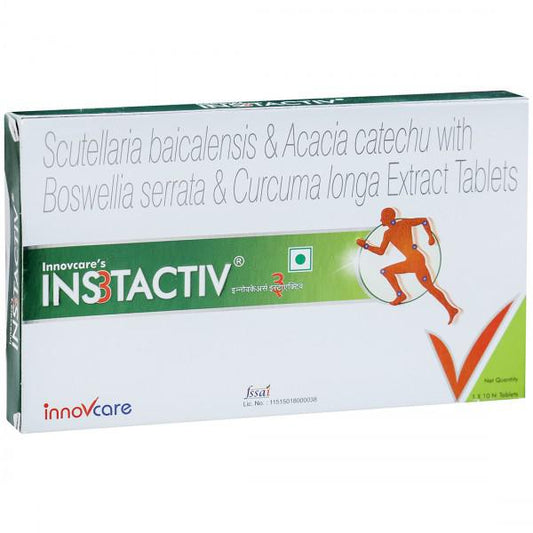 Innovcare's INS3Tactiv, 10 Tablets