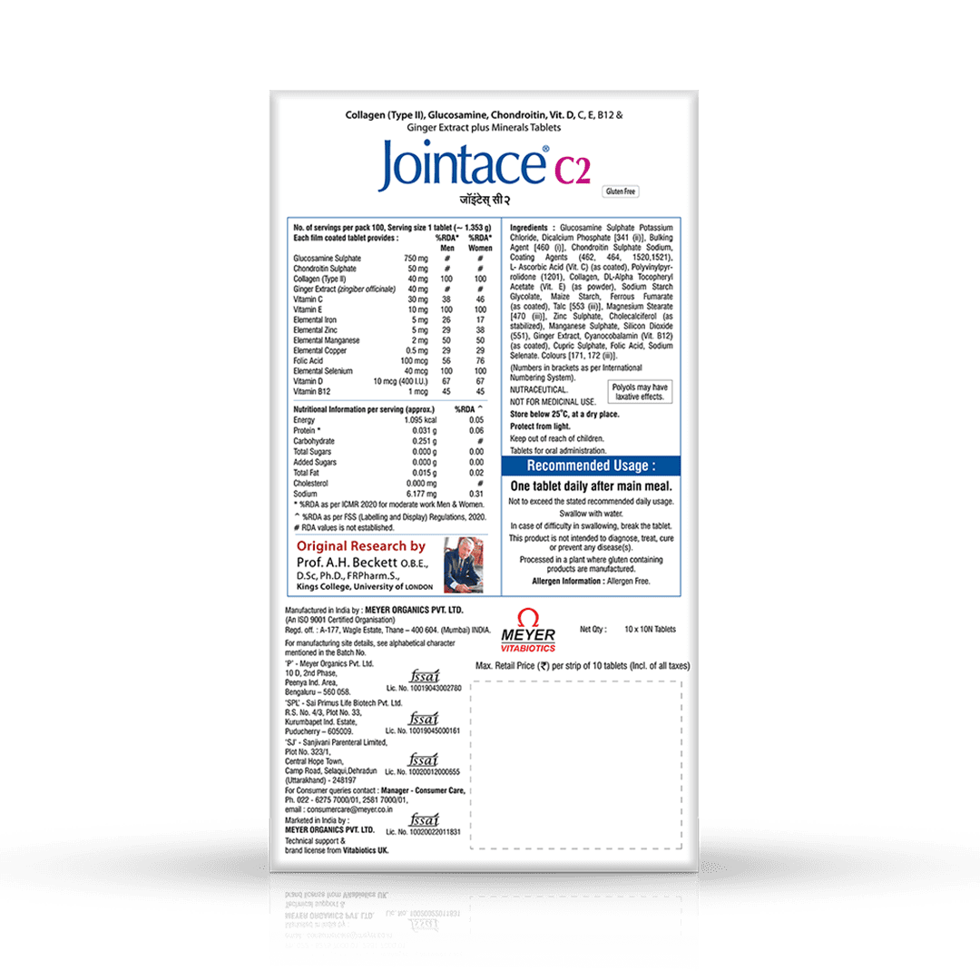 Jointace C2, 10 Tablets