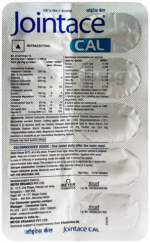 Jointace CAL, 10 Tablets