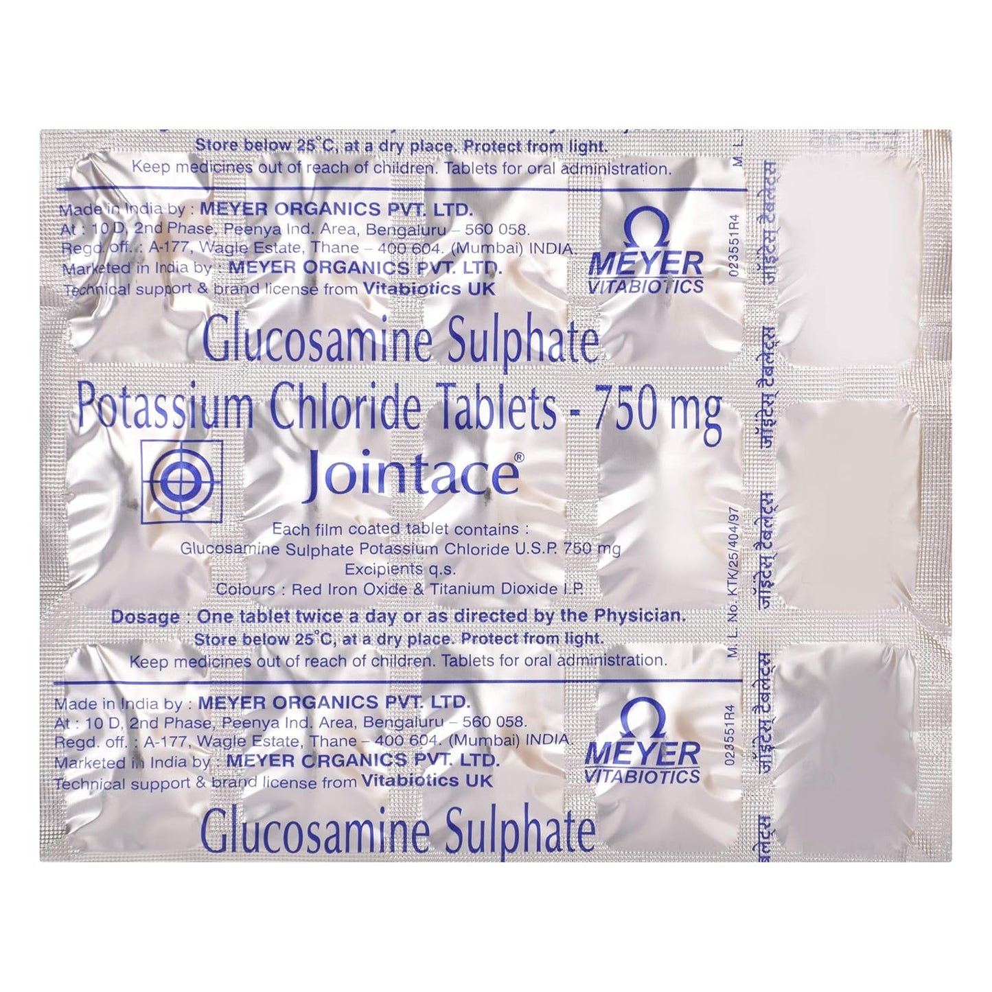 Jointace 750mg Tablet, 15 Tablets