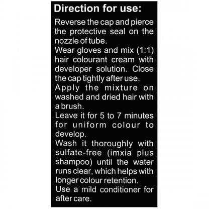 Keramate Hair Colouring Cream Natural Black, 120gm