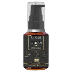 LUXURI Retinol 4 in 1 Night Serum, 30ml