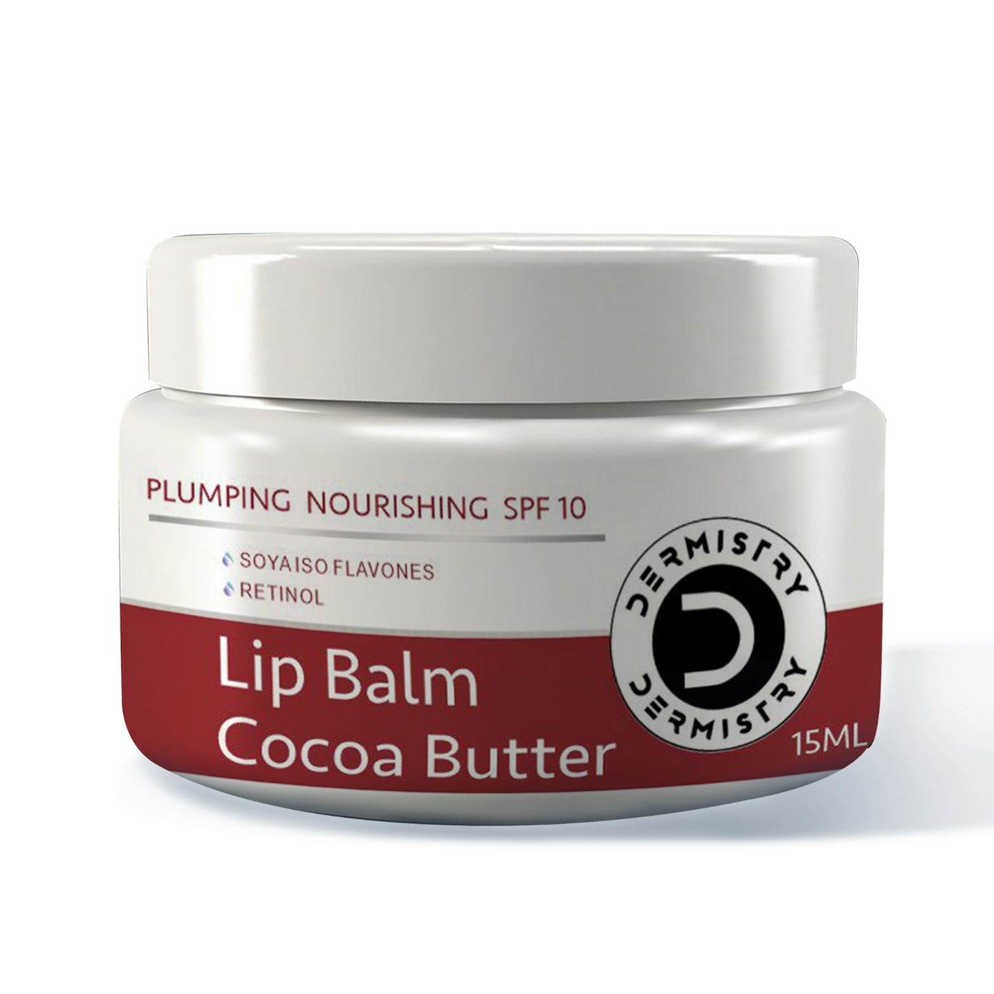 Dermistry Plumping Nourishing SPF10 Lip Balm Cocoa Butter, 15ml