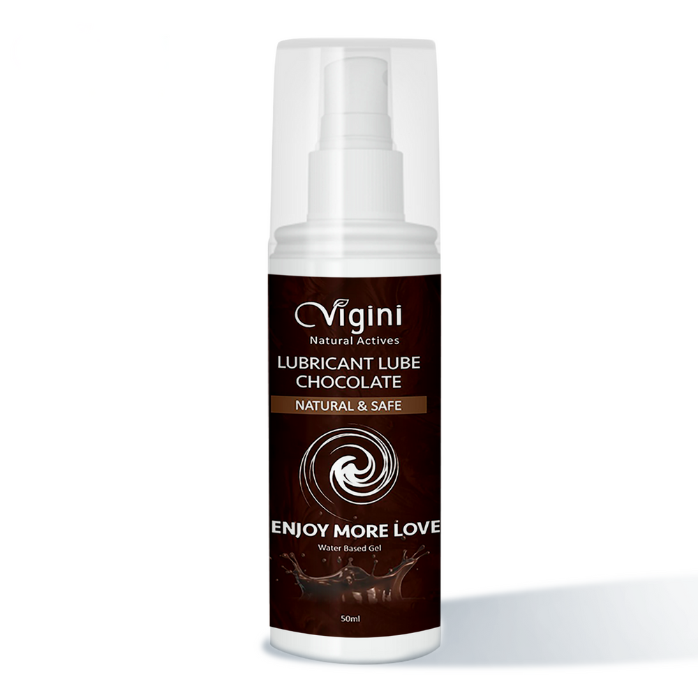 Vigini Natural Actives Lubricant Lube Chocolate, 50ml