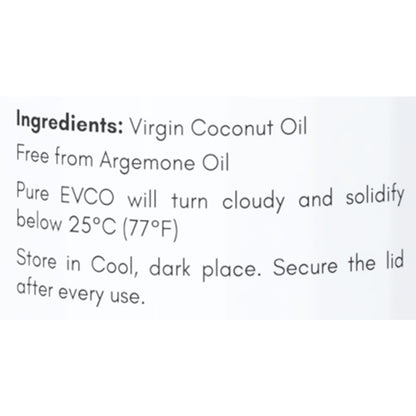 Lukewarm Extra Virgin Coconut Oil (Cold Pressed Raw & Pure), 200ml : Pure and Premium Nourishment - Inside Out