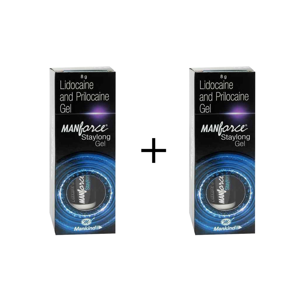 Manforce Stay Long Gel, 8gm (Pack Of 2)