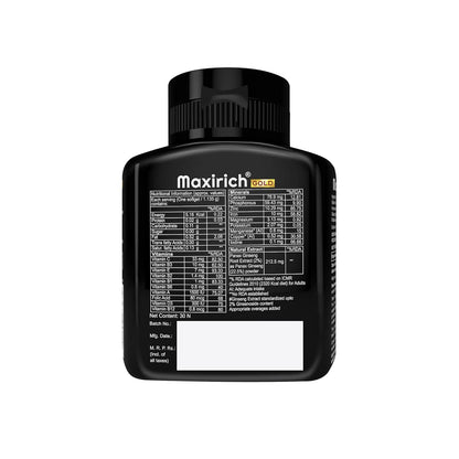 Maxirich Gold Daily Multivitamin, 30 Capsules
