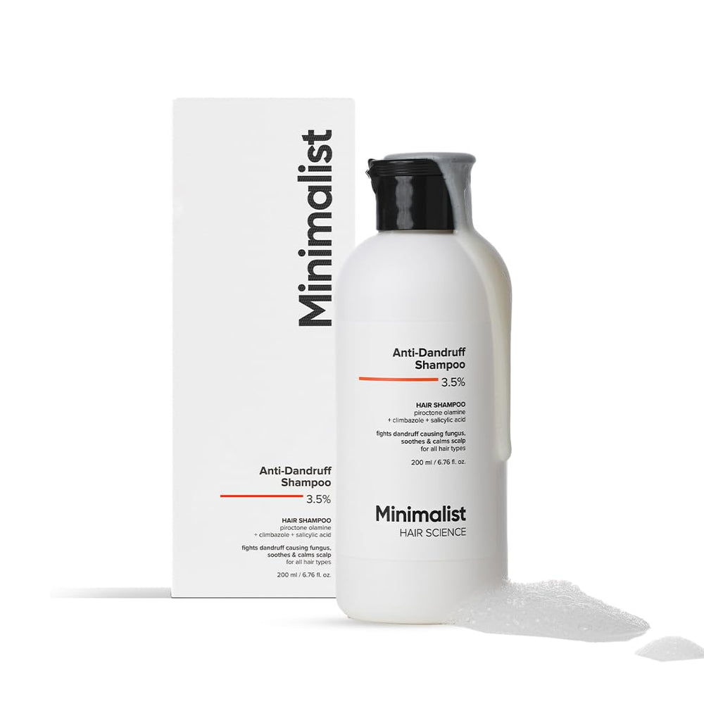 Minimalist Anti-Dandruff Shampoo 3.5% Salicylic Acid For Flaky & Itchy Scalp, 200ml