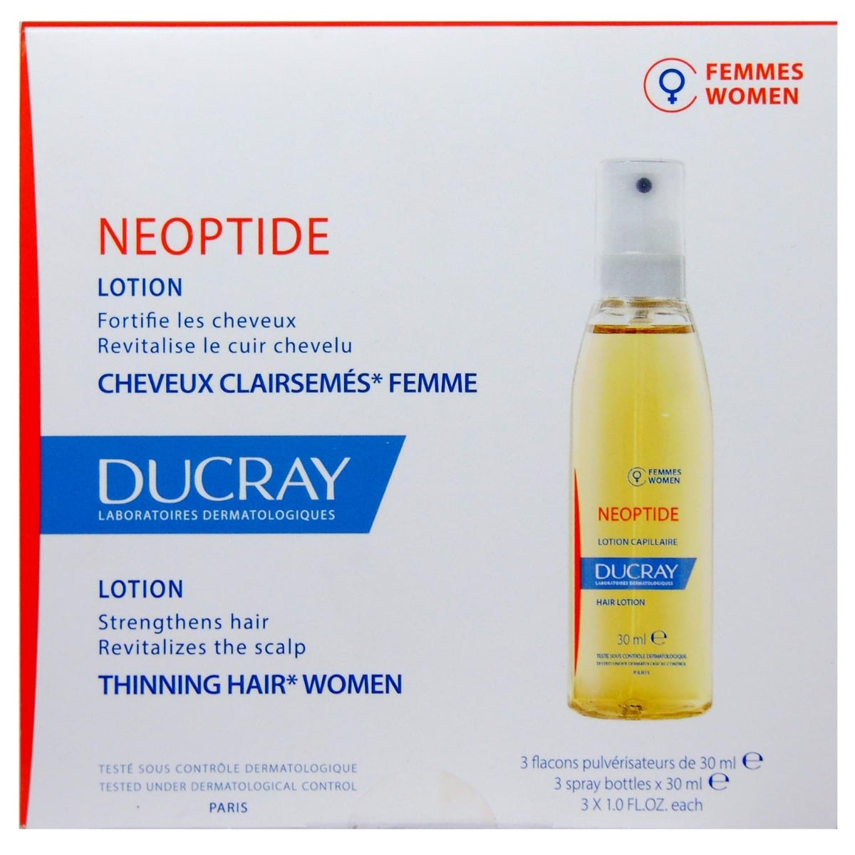 Ducray Neoptide Lotion, 3x30ml