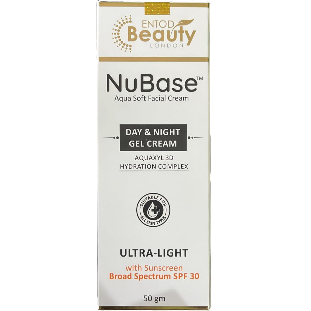 NuBase Aqua Soft Facial Day & Night Cream, 50gm