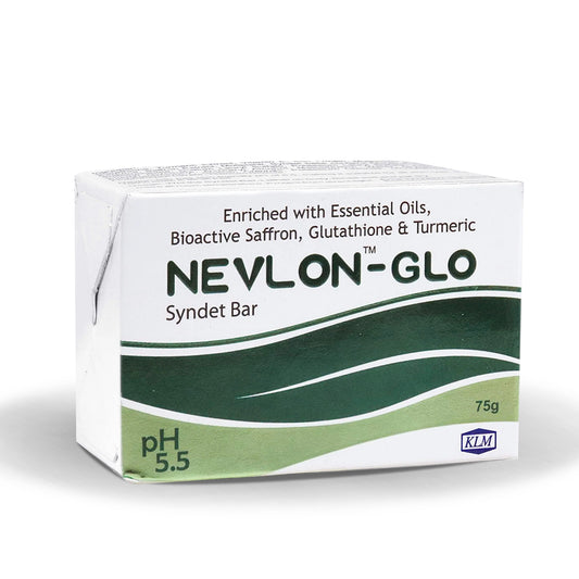 Nevlon Glo Syndet 皂条，75 克