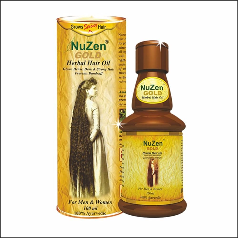 NuZen Gold Herbal Hair Oil, 100ml