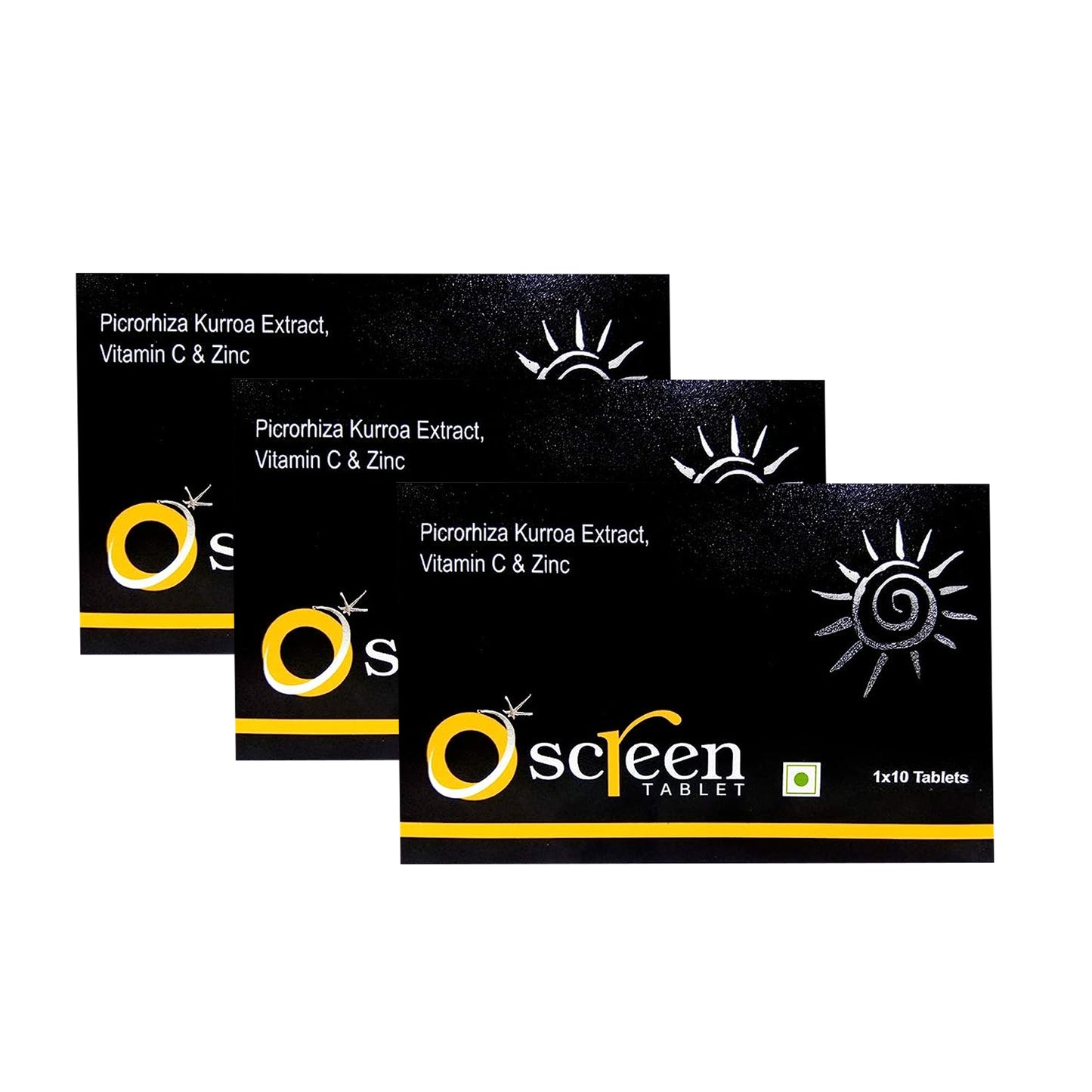 Oscreen Sunscreen, 10 tablets (Pack Of 3)