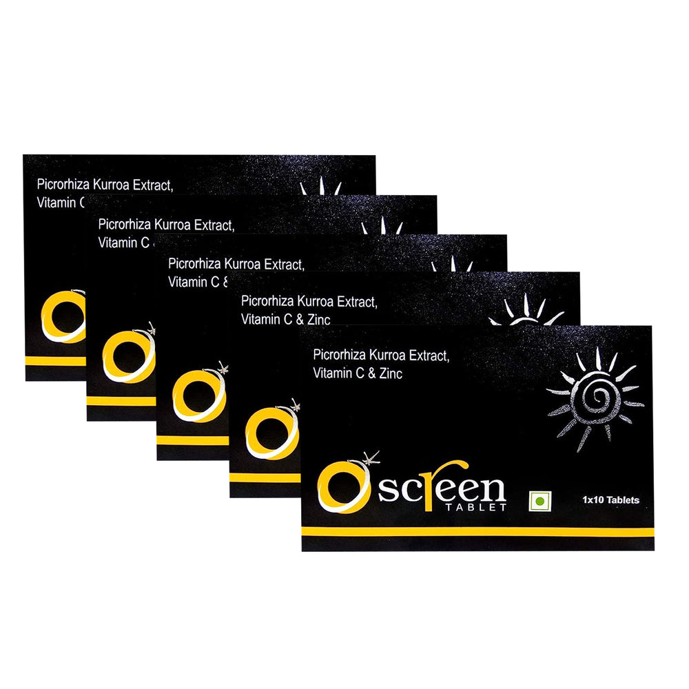 Oscreen Sunscreen, 10 tablets (Pack Of 5)