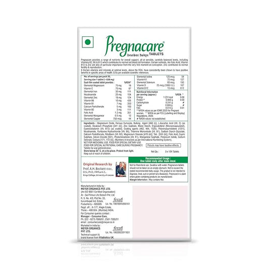 Pregnacare, 10 Tablets