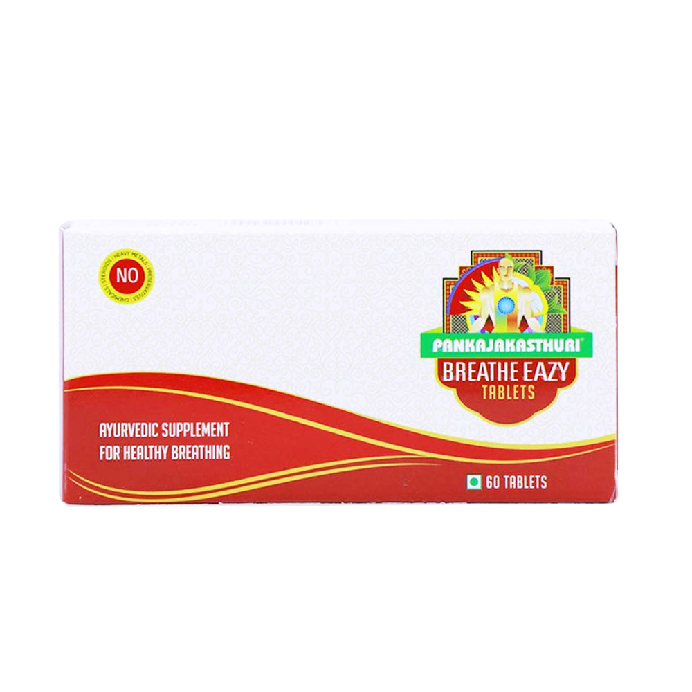 Pankajakasthuri Breathe Eazy, 60 Tablets
