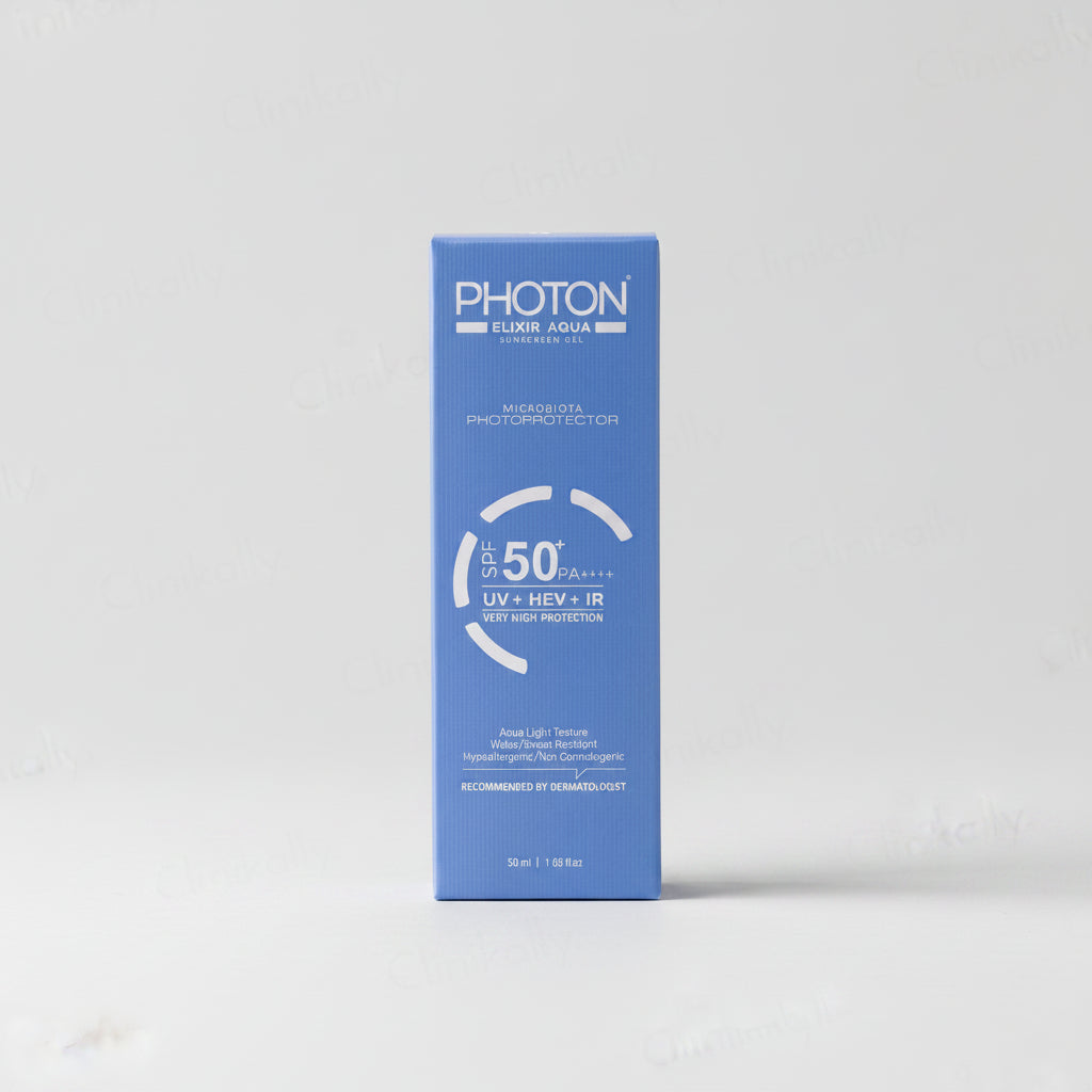 Blue box with 'Photon' branding on a white background