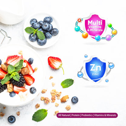 Snackivore Fruit Yogurt Powder Mix Assorted, 180gm
