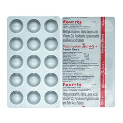 RejuNuron Active +With Methylcobalamin, ALA, Vitamin D3 & Folic Acid Tablet, 15s