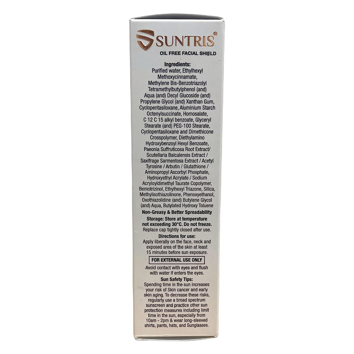 Suntris Oil Free Face Shield SPF 40 PA+++, 50gm