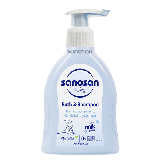 Sanosan Baby Bath & Shampoo, 200ml