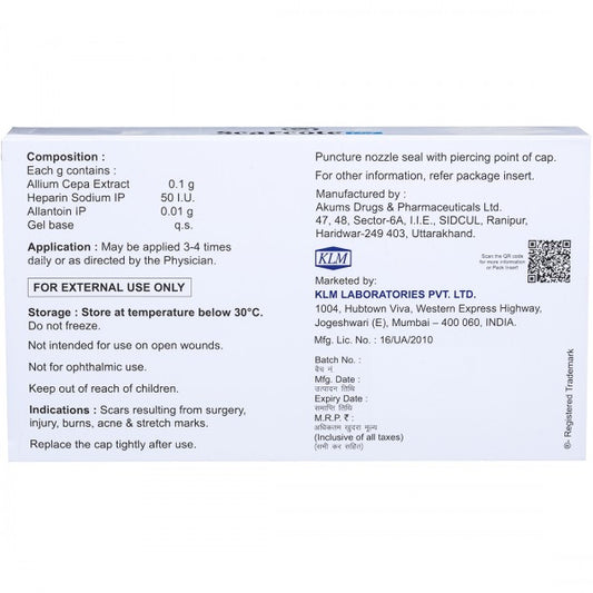 Scarcote Gel, 15gm
