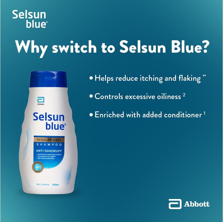 Selsun Blue Regular Care Shampoo, 200ml