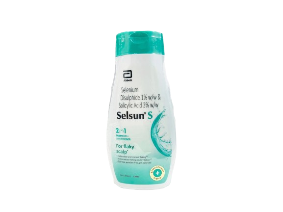 Selsun S Shampoo & Conditioner for Flaky Scalp, 120ml