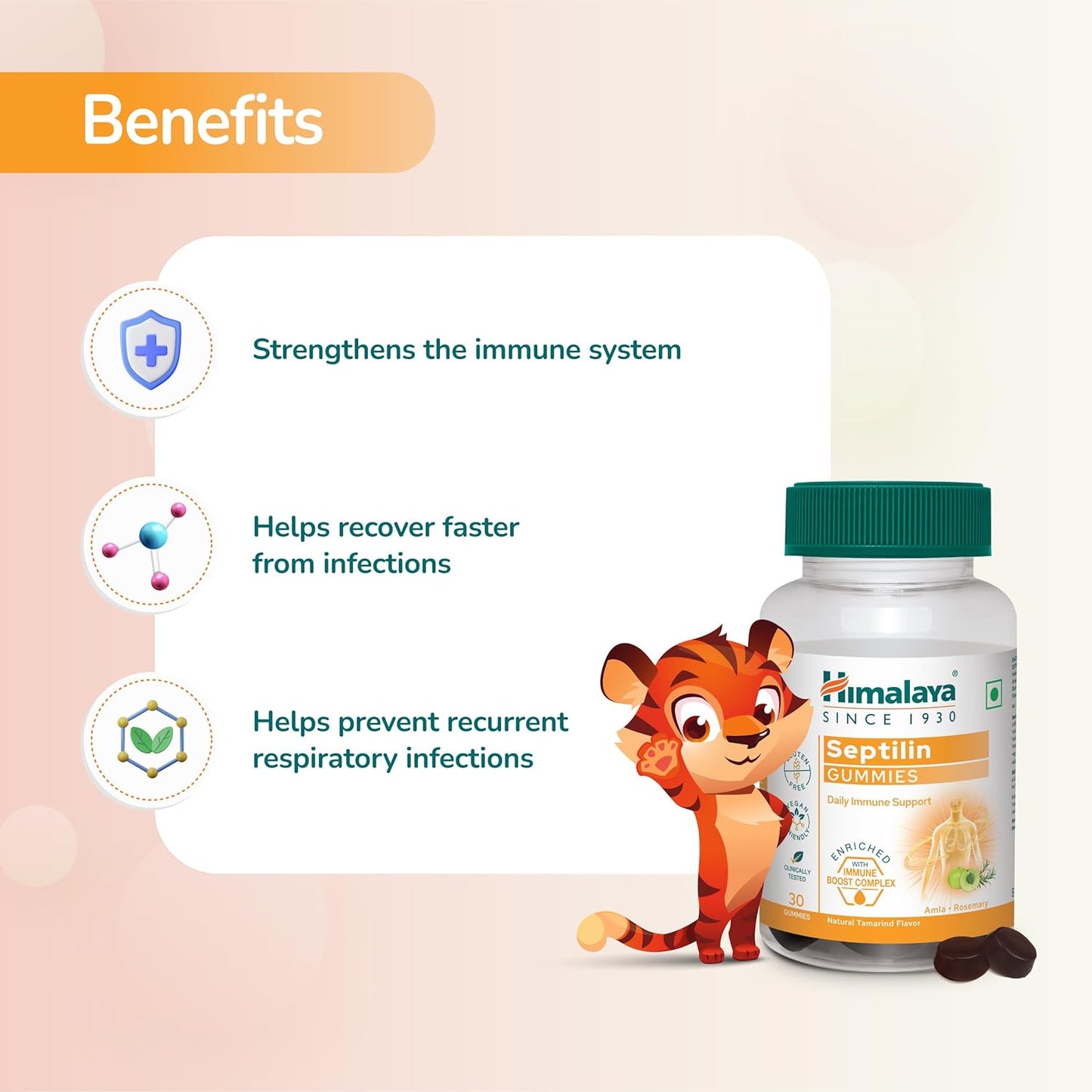 Himalaya Septilin Gummies, 30s
