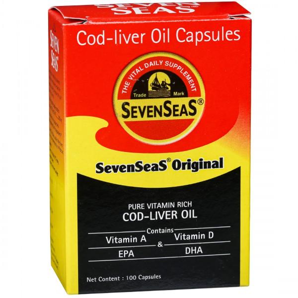 Seven Seas Cod Liver Oil, 100 Capsules