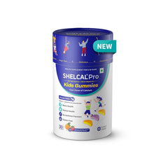 Shelcal Pro Kids Sugar Free Calcium Gummies, 30 Gummies