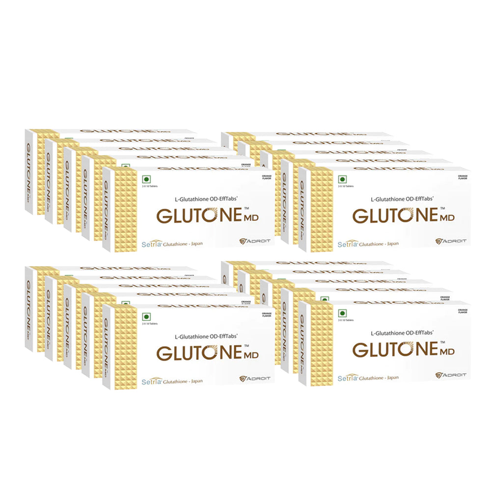 Skin Glow and Immunity Glutone MD - Mouth Dissolving 30 Tablets Pack of 24