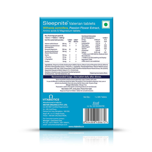 Sleepnite, 30 Tablets