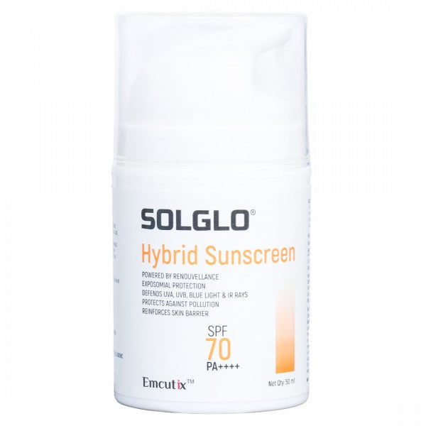 Solglo Hybrid Sunscreen SPF 70 PA++++, 50ml