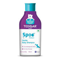 Tedibar Spoo Gentle Baby Shampoo No-Tear Formula, 125ml