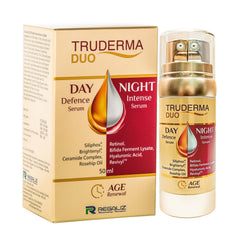 Truderma Duo Age Renewal Serum - Day Defence & Night Intense Serum, 50ml
