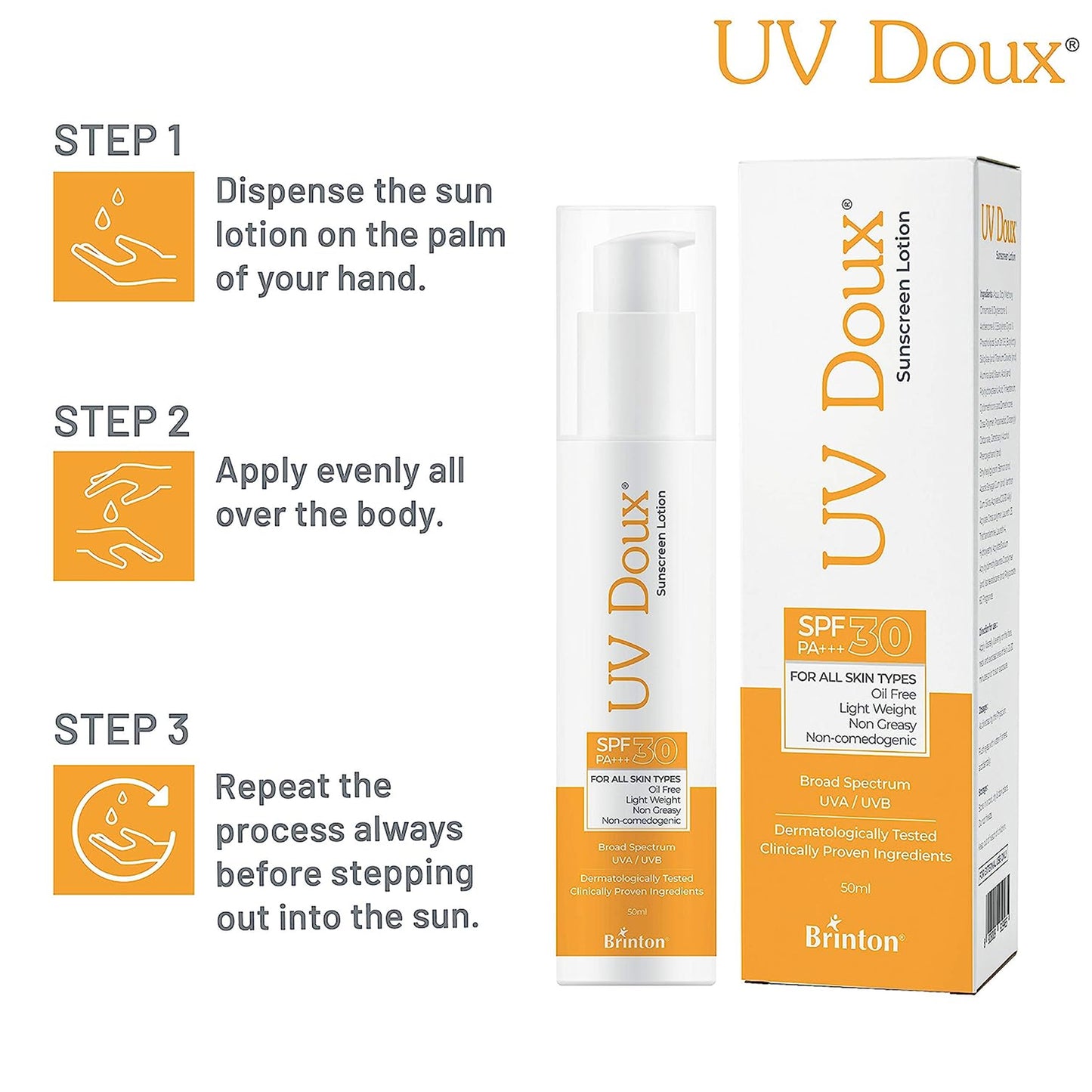 UV Doux Spf 30 PA+++ Lotion, 50ml