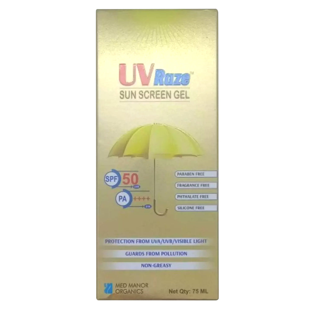 UV Raze Sunscreen Gel Spf 50, 75ml