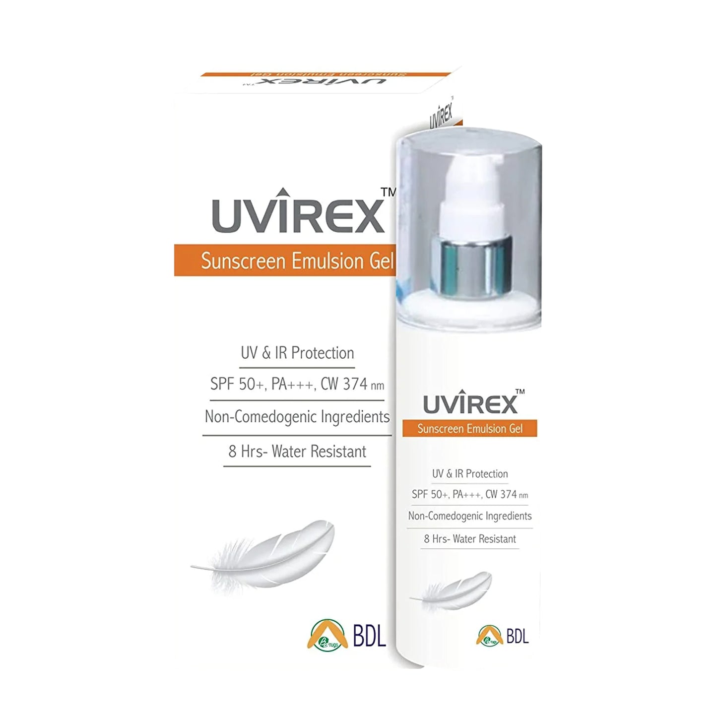 Uvirex Sunscreen Emulsion Gel SPF 50+, 50gm