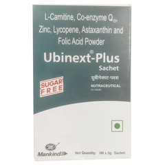 Ubinext Plus Sachet Sugar Free, 5gm