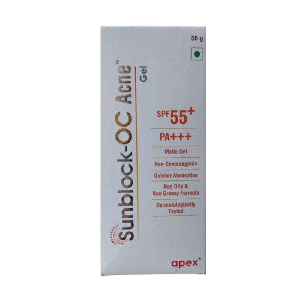 Sunblock OC Acne Gel, 50gm