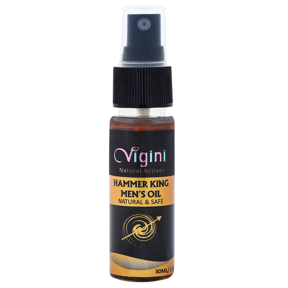 Vigini Hammer King Sexual Lubricants Lubes Massage Oil Men, 30ml