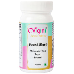 Vigini Melatonin 10mg Sleeping Capsule for Healthy Sleep Cycle, 30 Capsules