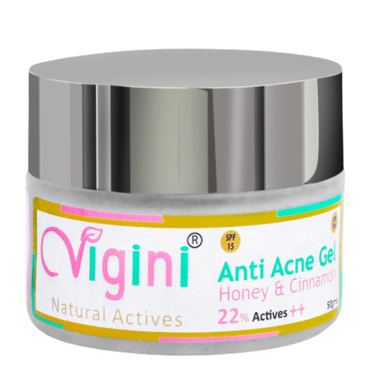 Vigini 22% Actives Anti Acne Oil Control Pimple Remover Face Gel, 50gm