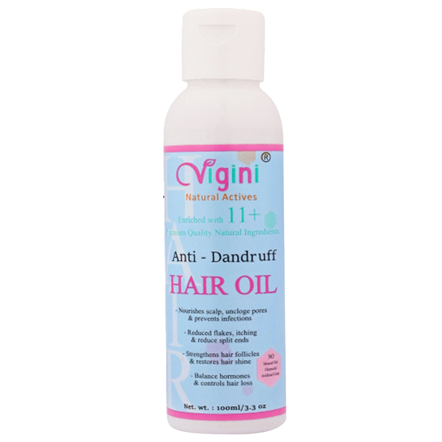 Vigini Anti-Dandruff Pre Shampoo Hair Oil, 100ml