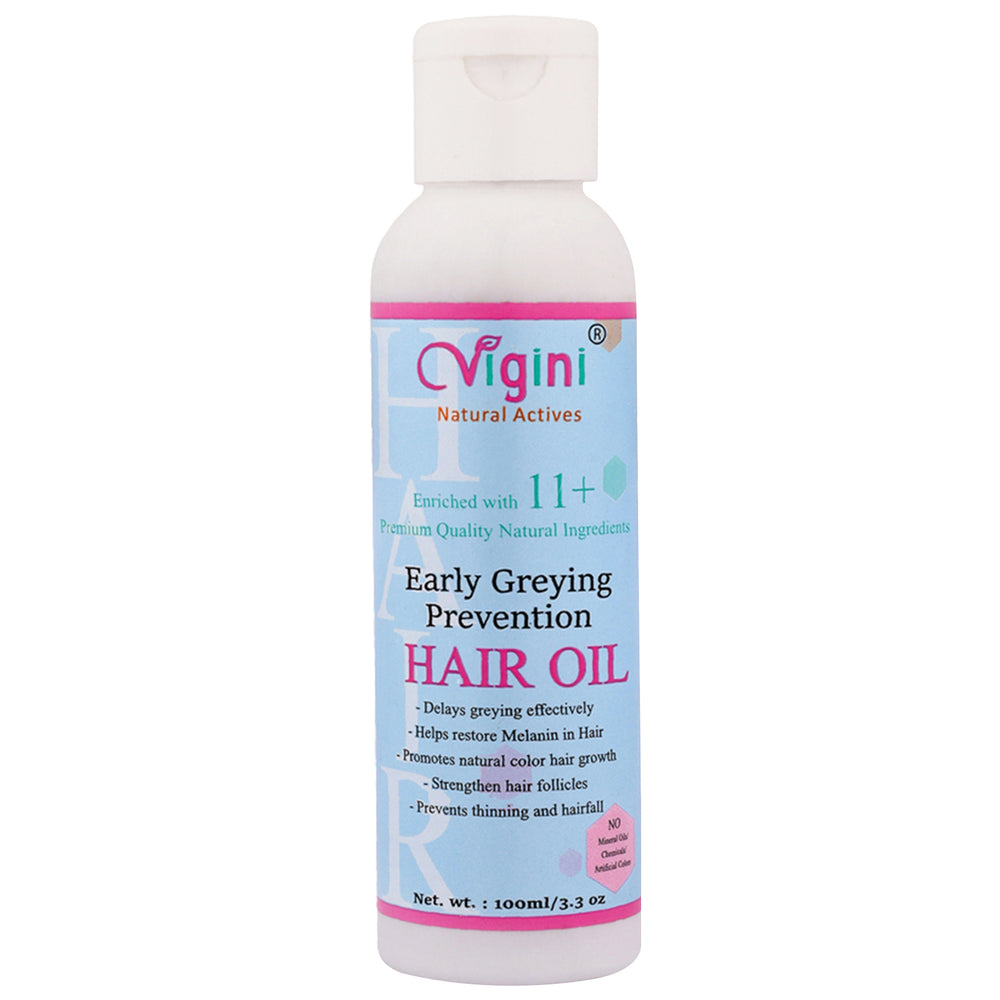 Vigini Anti-Zero Premature Grey Greying Hair Oil, 100ml