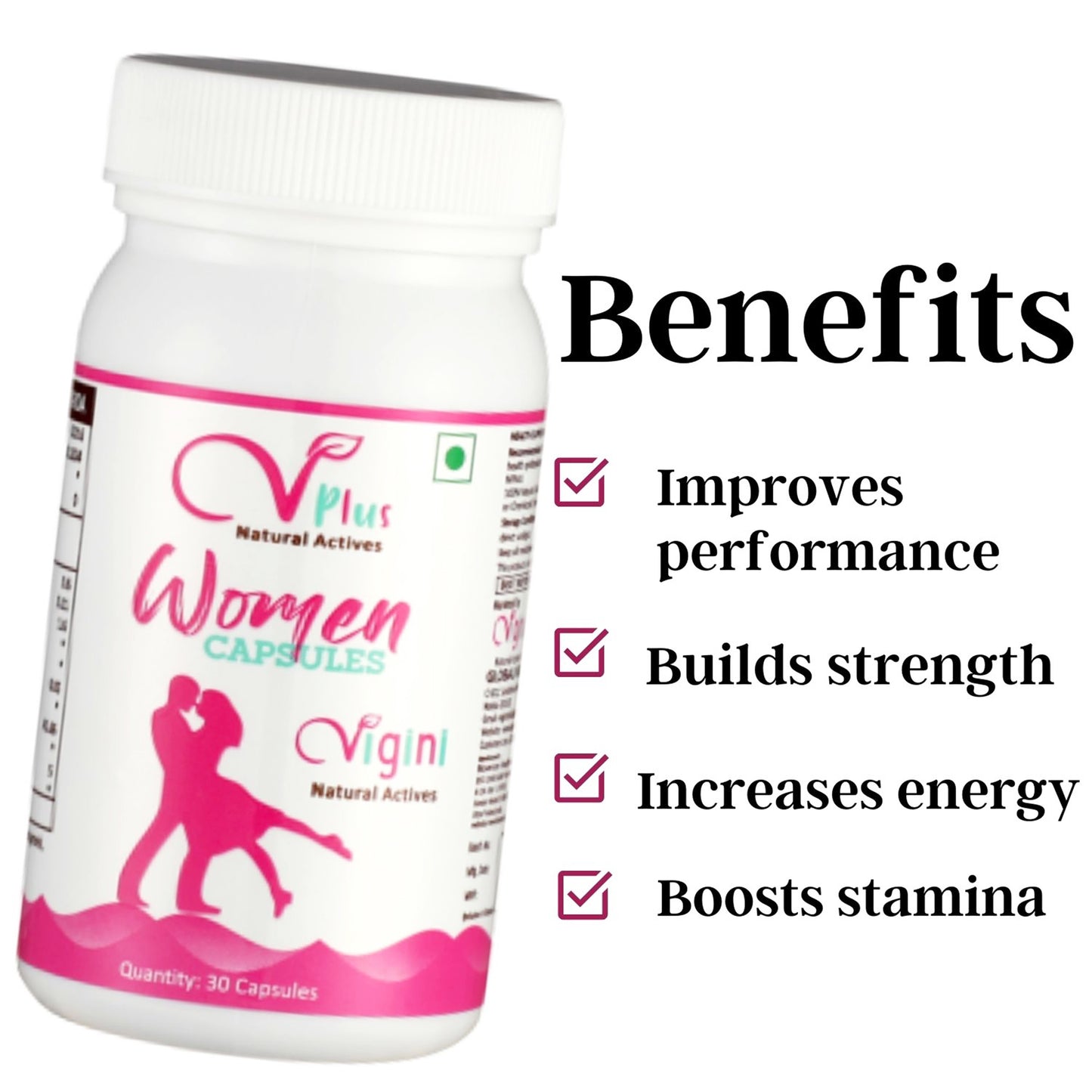 Vigini Sexual Power Libido Booster Capsules Women, 30 Capsules
