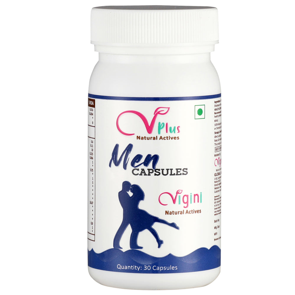 Vigini Sexual Power Testosterone Booster Capsules Men, 30 Capsules