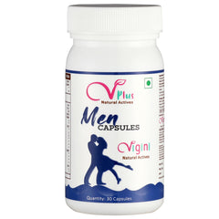 Vigini Sexual Power Testosterone Booster Capsules Men, 30 Capsules